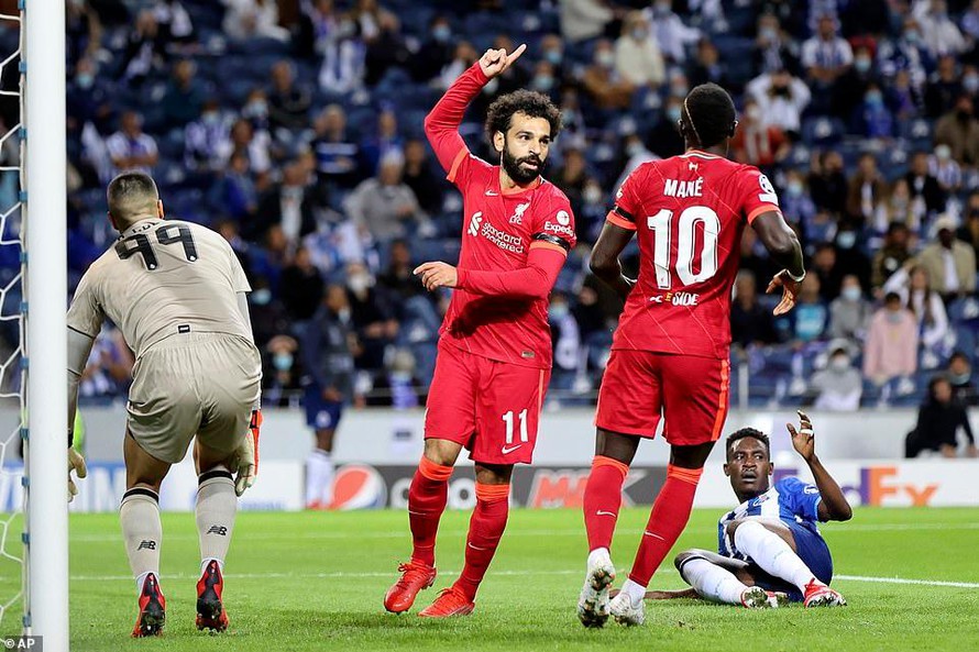 Salah ghi bàn trong trận thứ 5 liên tiếp cho Liverpool