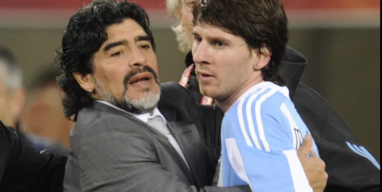 Messi chưa thế sánh với Maradona?