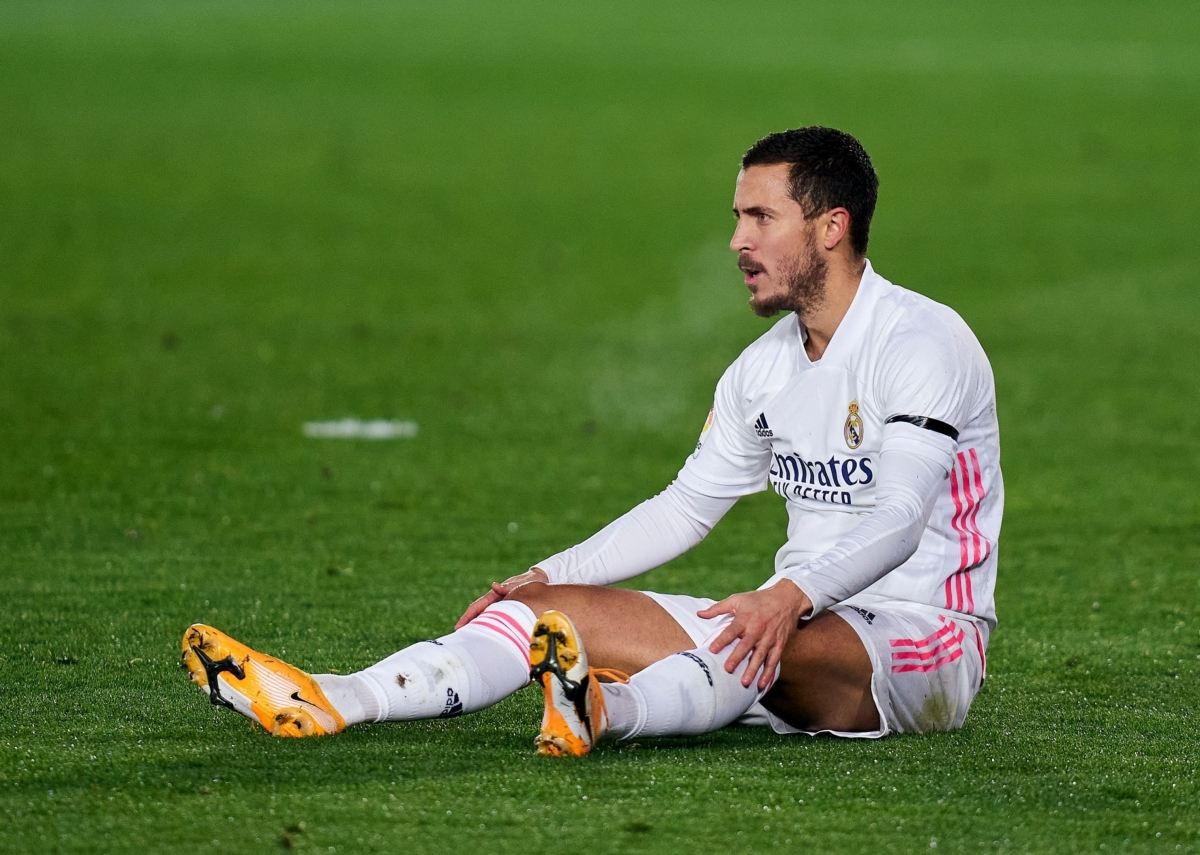 Eden Hazard đang mất dần phong độ ở Real Madrid
